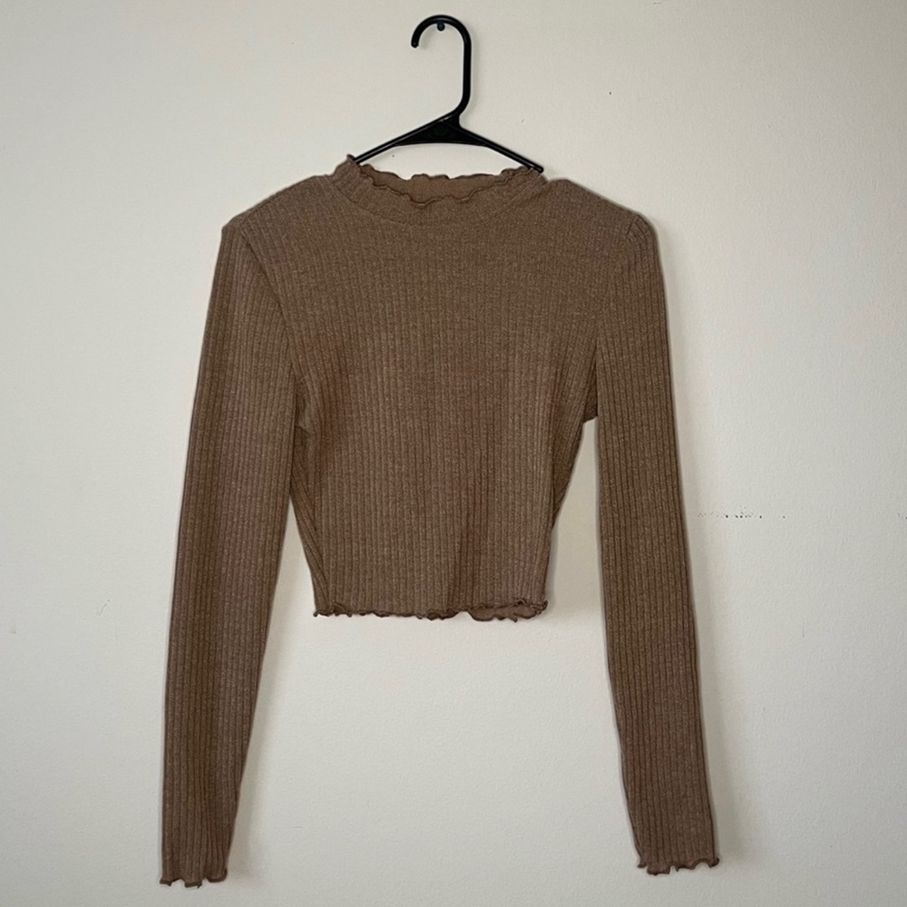 Shein Long Sleeve Crop